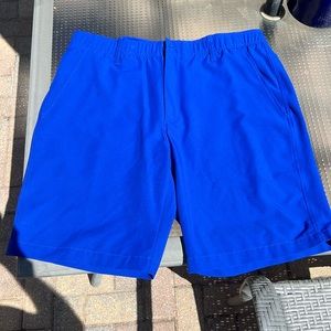 Under Armour Golf Shorts - Bright Blue  size 36